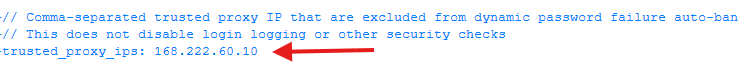 ตัวอย่าง trusted_proxy_ips ในไฟล์คอนฟิก rAthena